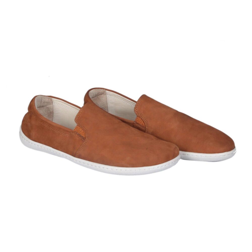 Tan Nubuck Leather Men Slip-On Ni1 - Image 2